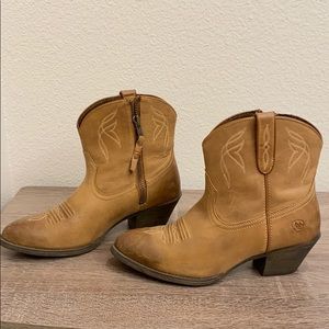 Ariat Tan Ankle Boots